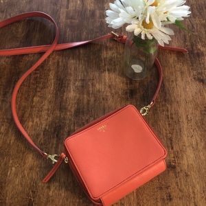NWOT Coral fossil crossbody